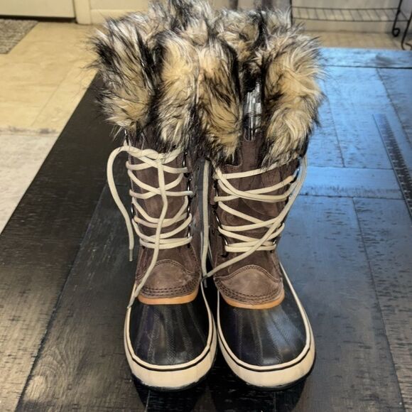 Sorel Joan of Arctic Snow Winter Boots Women’s US Size 10.5 Faux Fur Shoes​​​​​​ - Picture 2 of 12